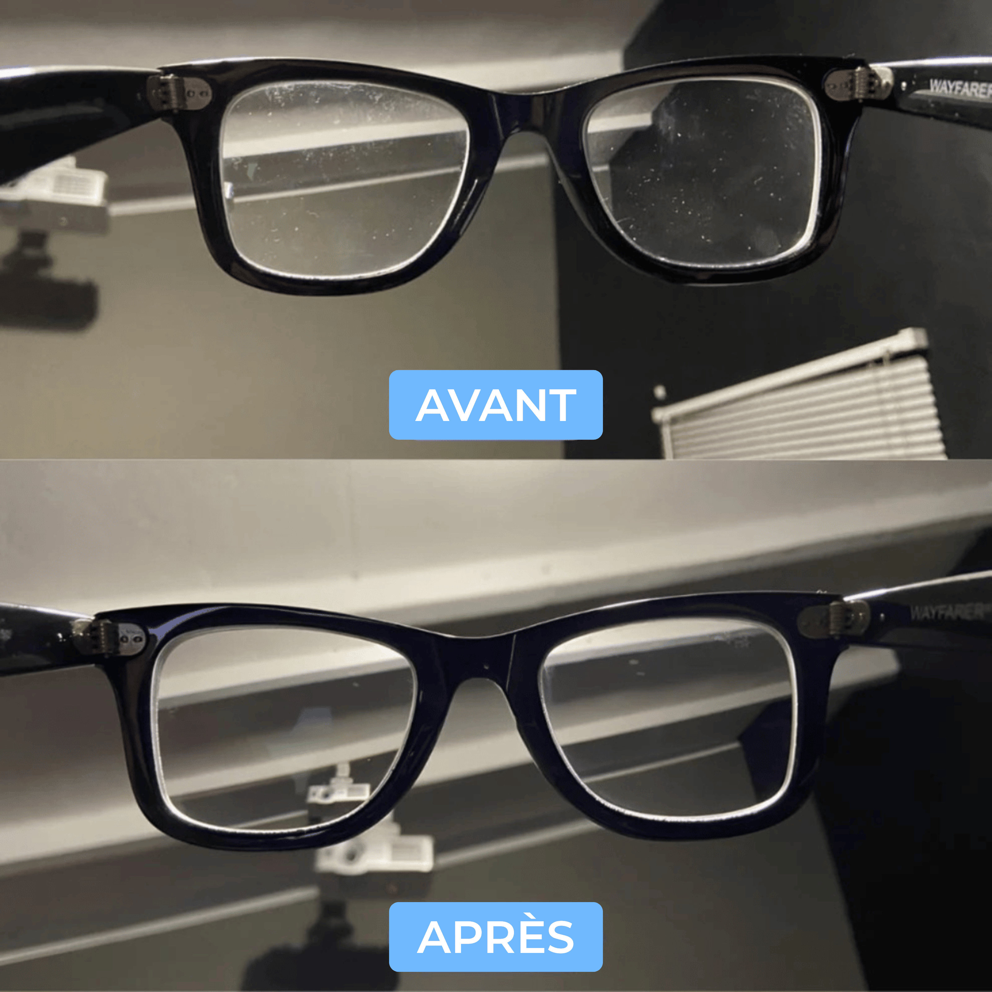 Nettoyeur à ultrasons pour lunettes