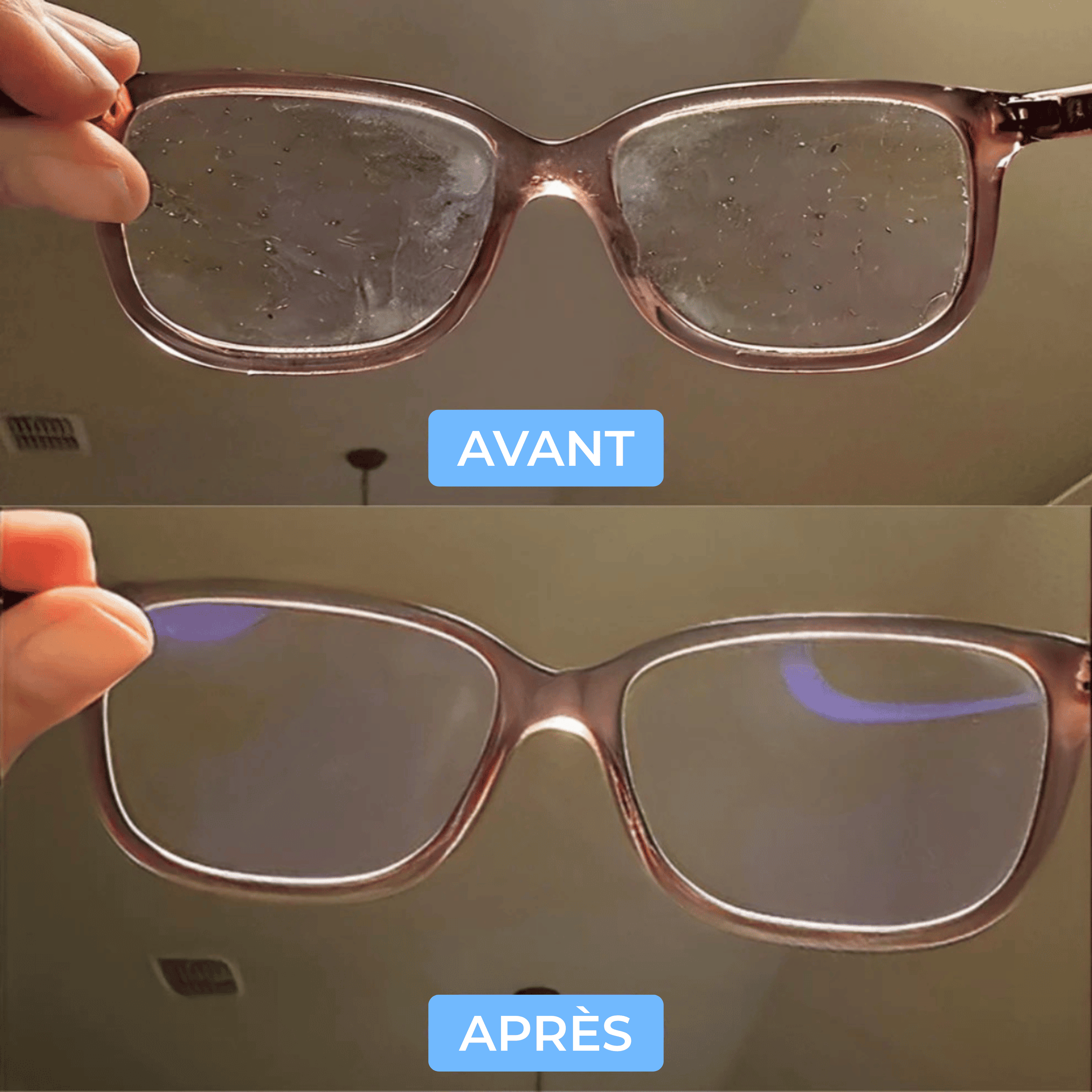 Nettoyeur à ultrasons pour lunettes