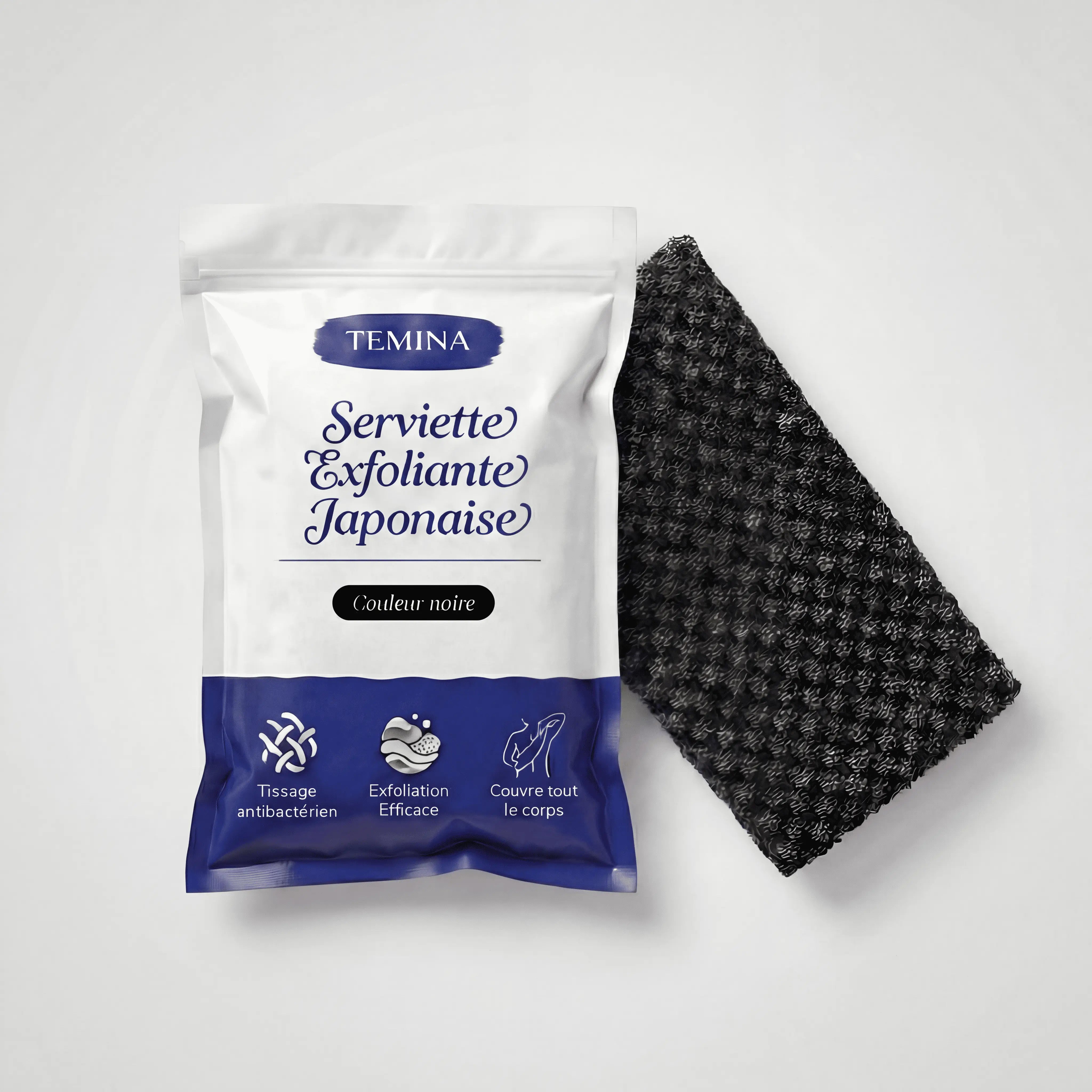 Serviette Exfoliante Japonaise - Anti Imperfection du Dos