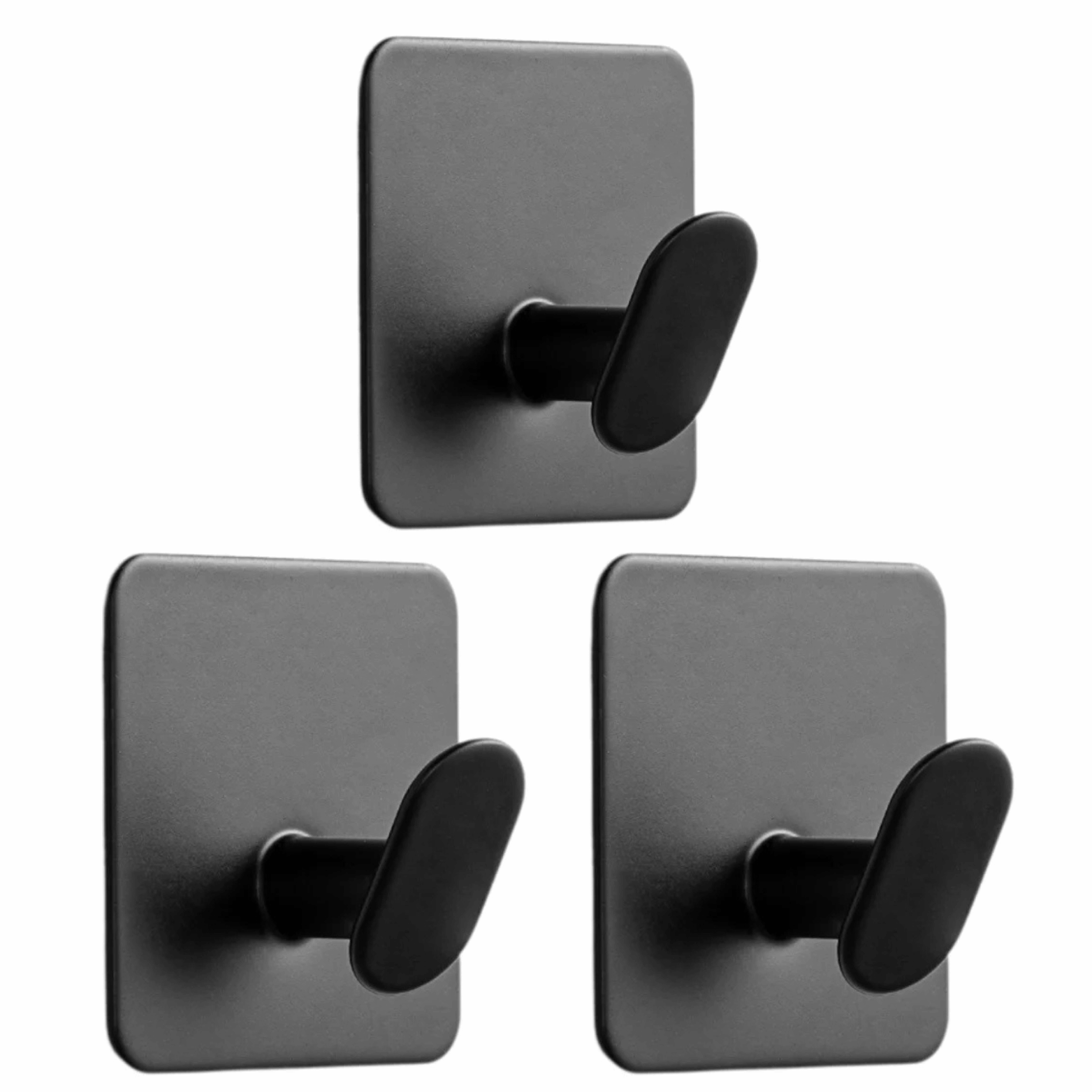 3x Porte-Serviettes Adhésif en Acier Inoxydable