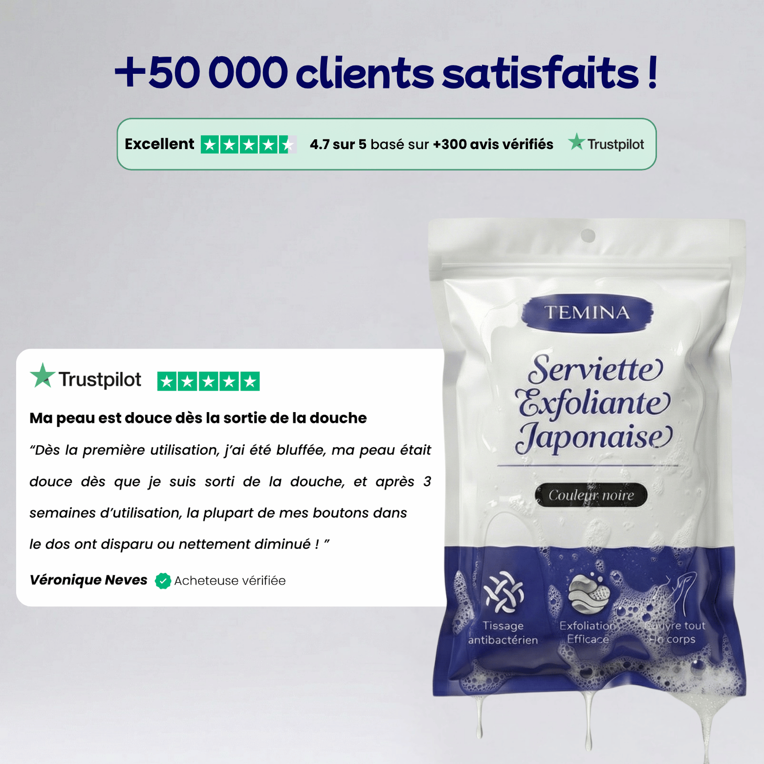 Serviette Exfoliante Japonaise