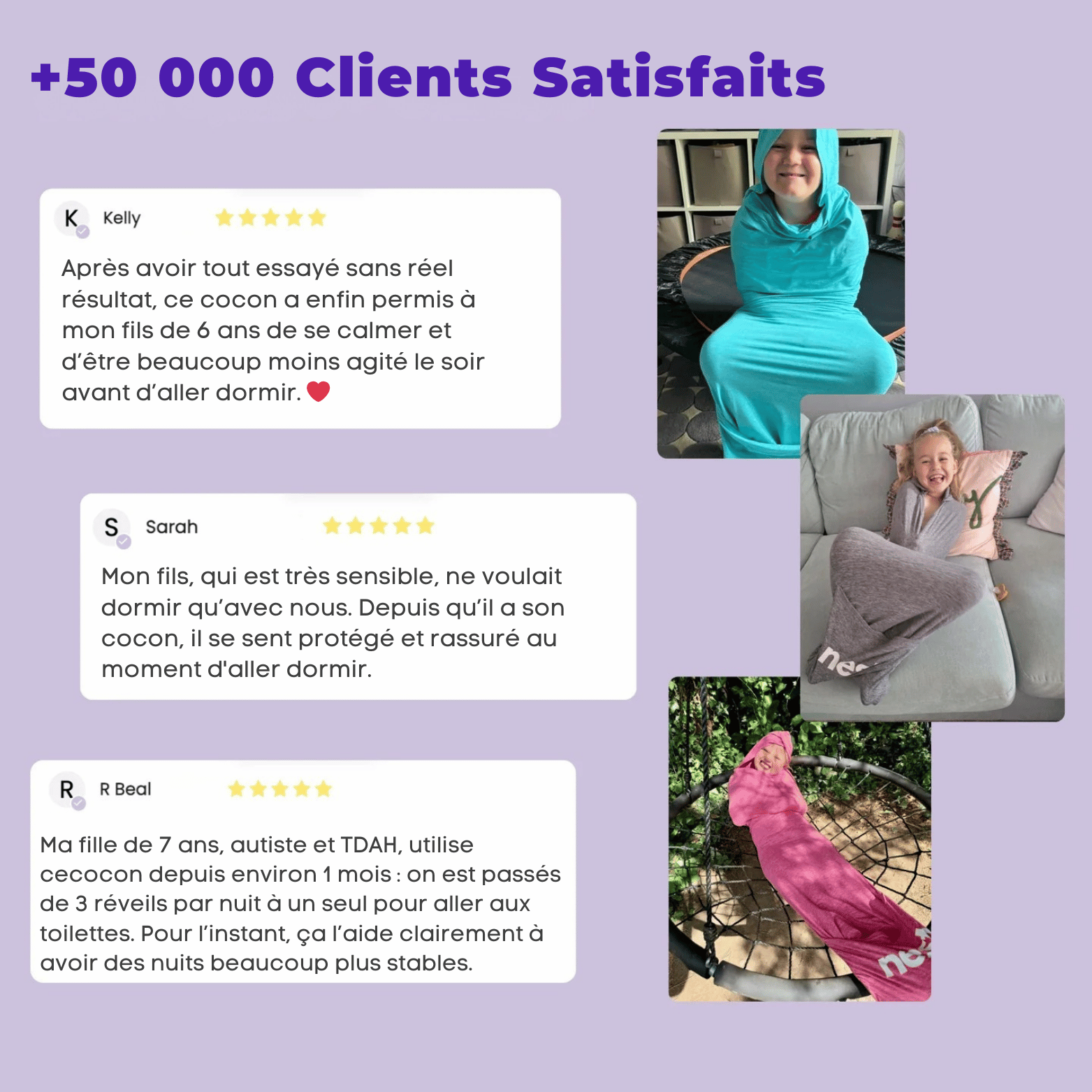 Cocon Apaisant— Réduit l’agitation & Aide à s'endormir