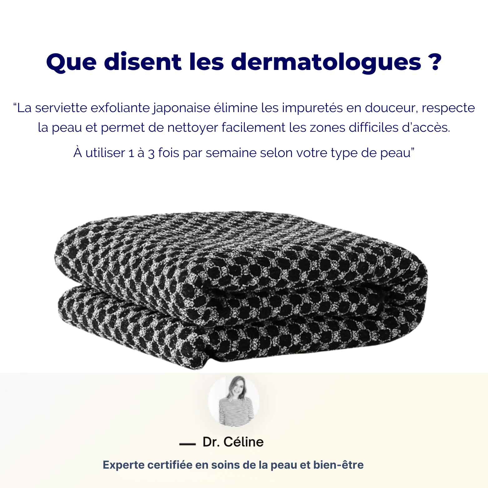 Serviette Exfoliante Japonaise
