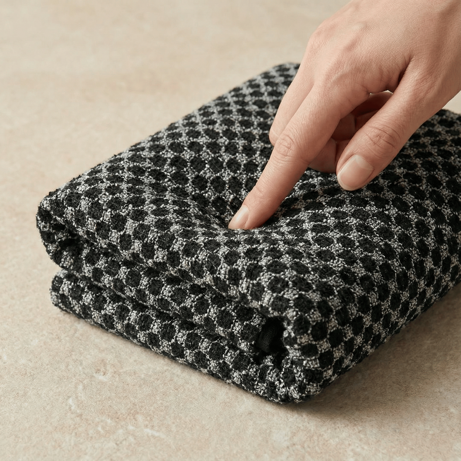 Serviette de douche japonaise exfoliante et antibactérienne