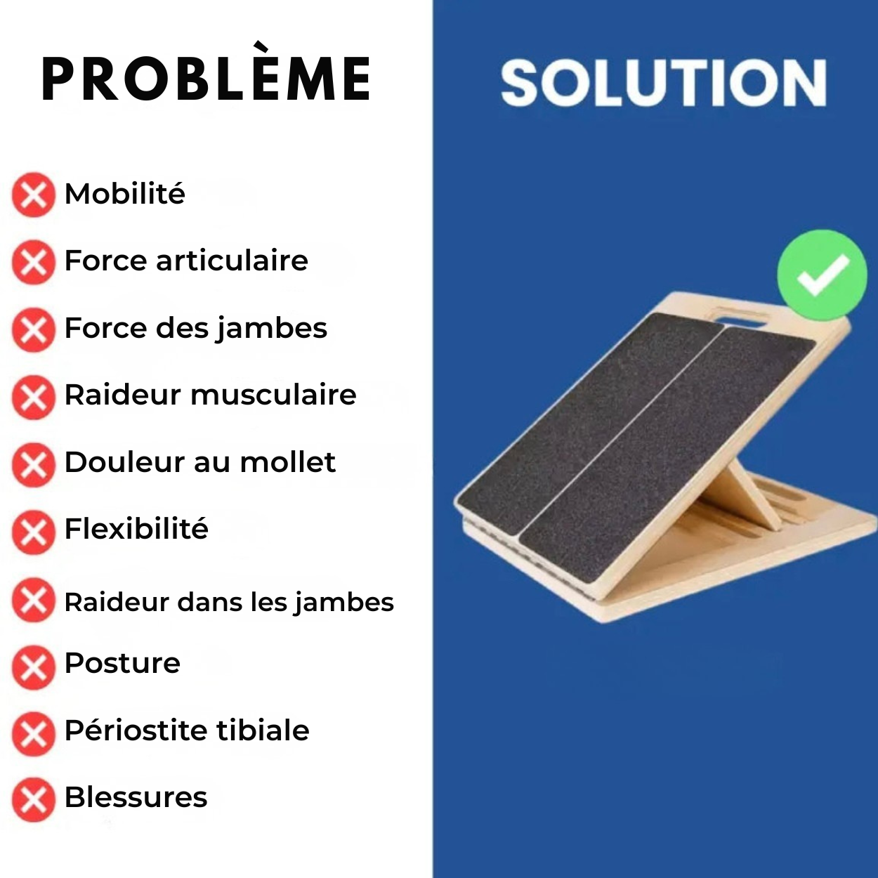 Planche Inclinée - Retrouver la pleine mobilité des jambes