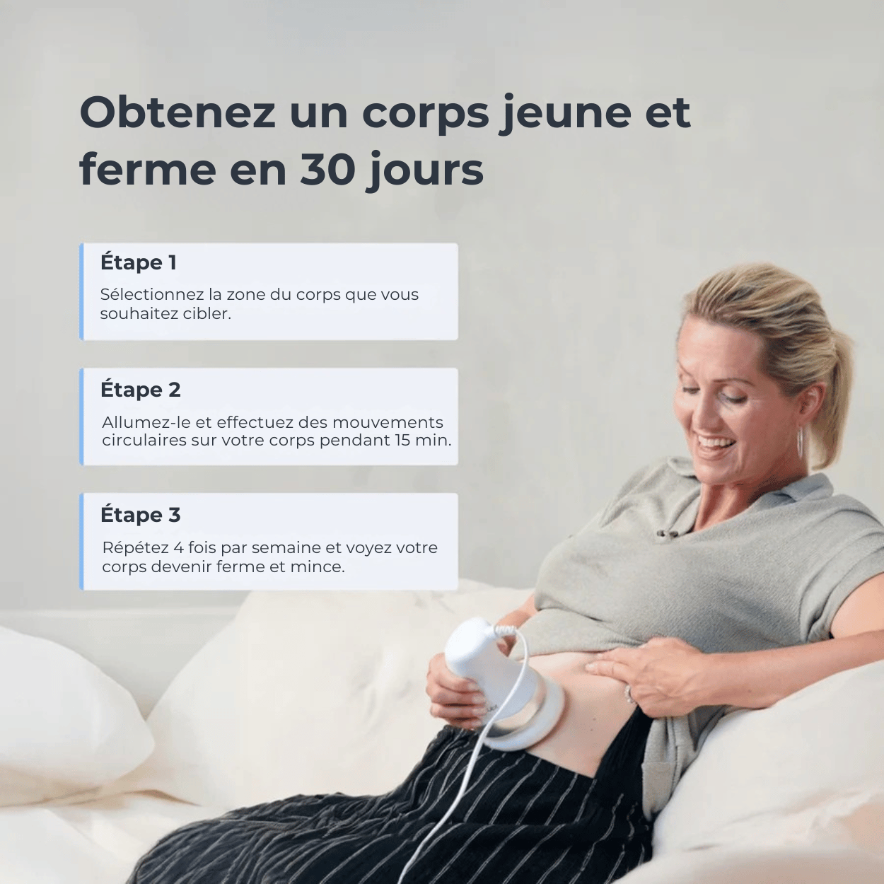 Sculpteur de silhouette - Tonifie la peau et diminue la cellulite