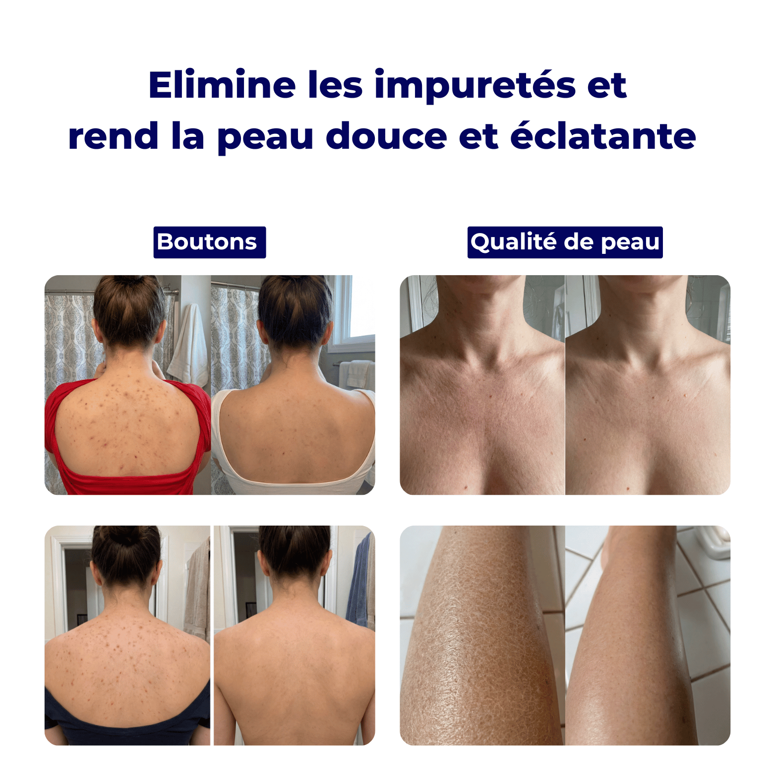 Serviette de douche japonaise exfoliante et antibactérienne