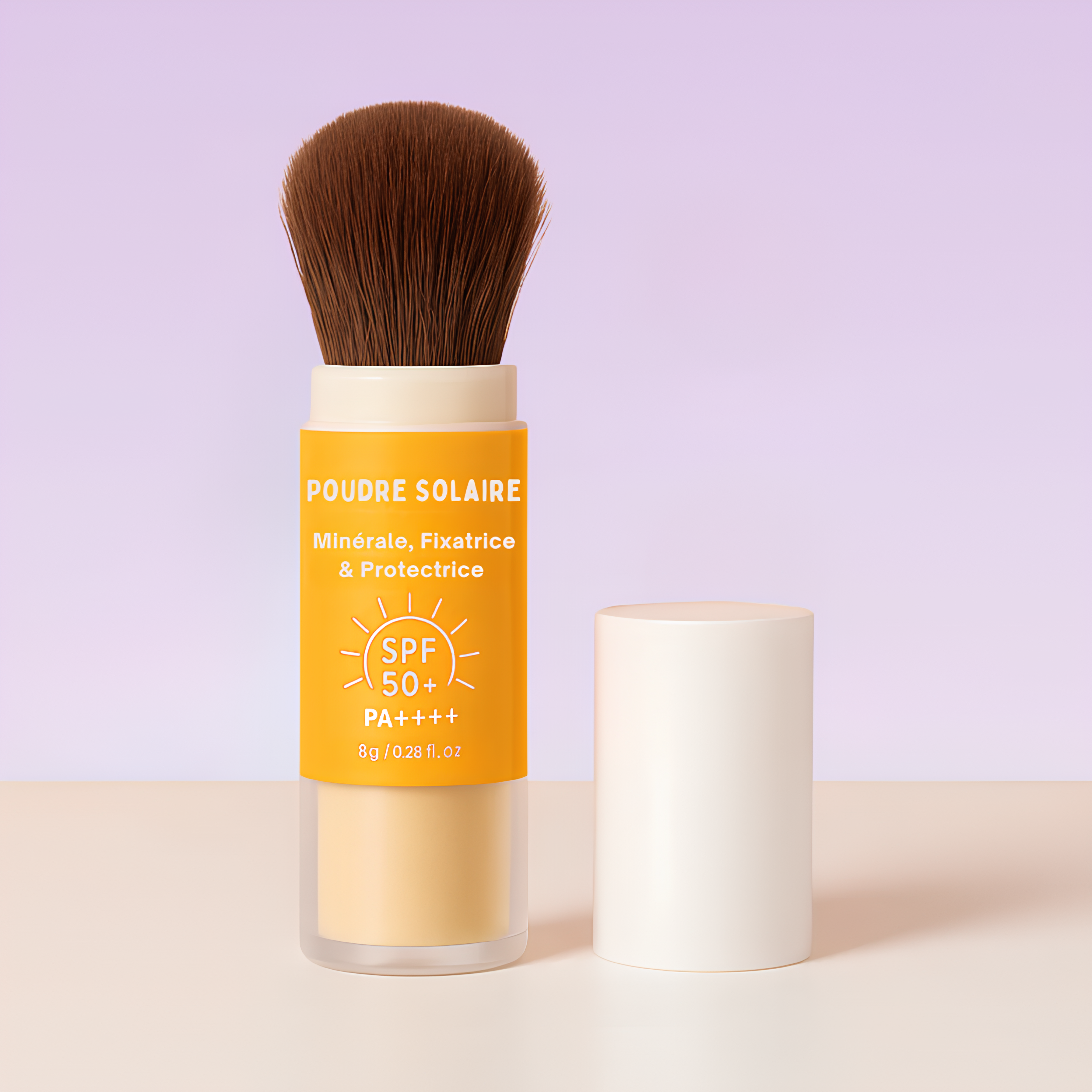 Poudre Solaire Minérale & SPF 50 – Fixe le maquillage et protège du soleil