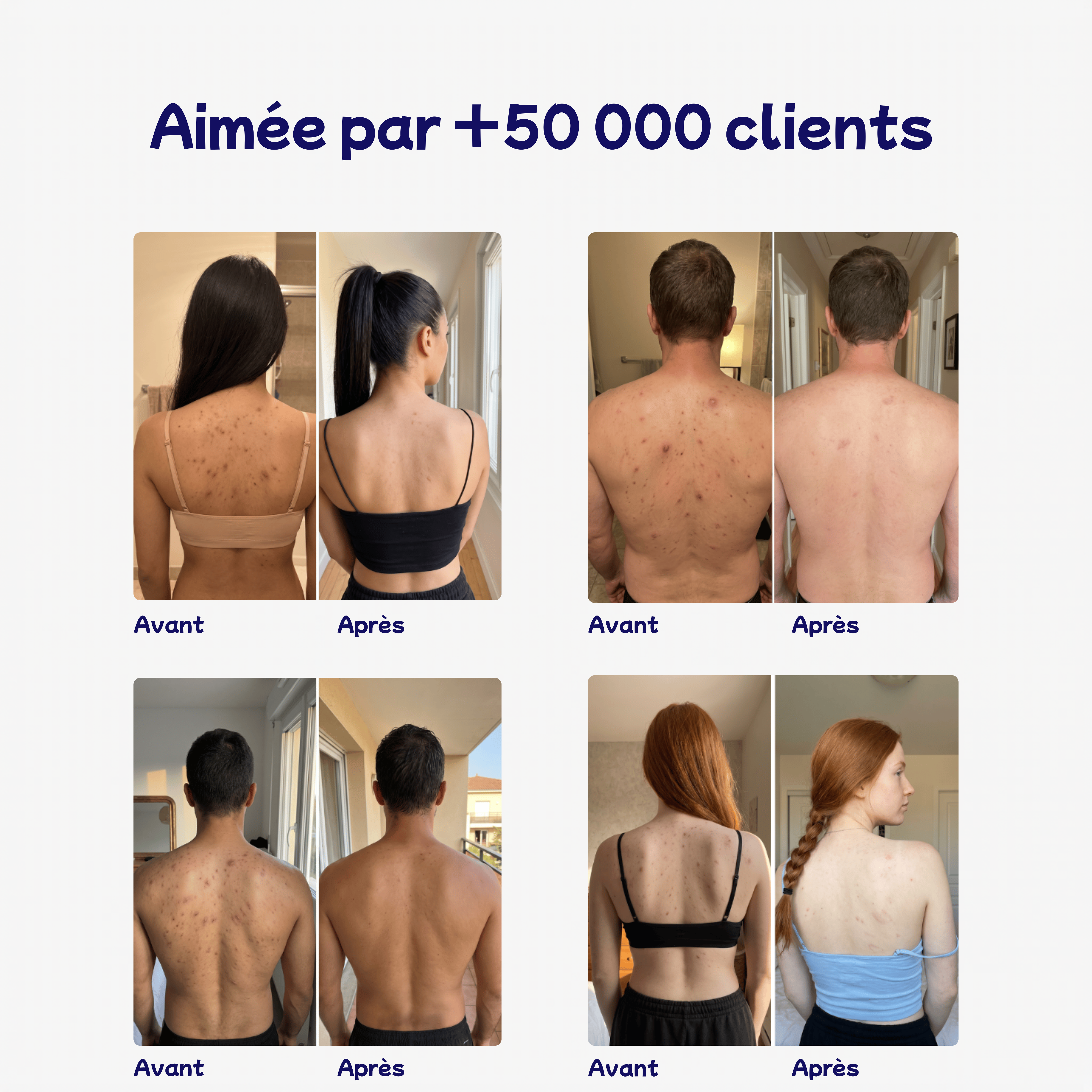 Serviette Exfoliante Japonaise - Anti Imperfection du Dos