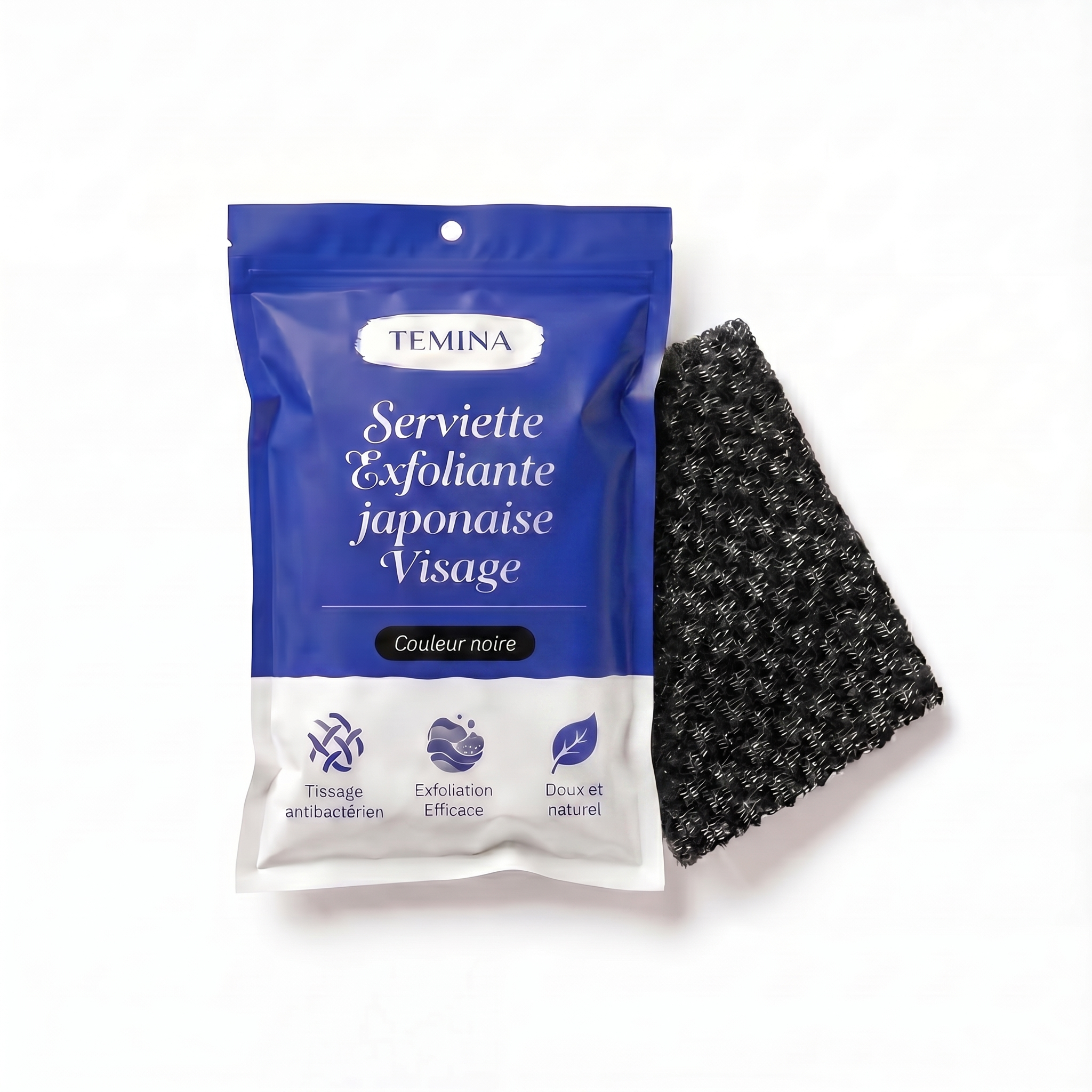 Serviette Exfoliante Japonaise pour le Visage