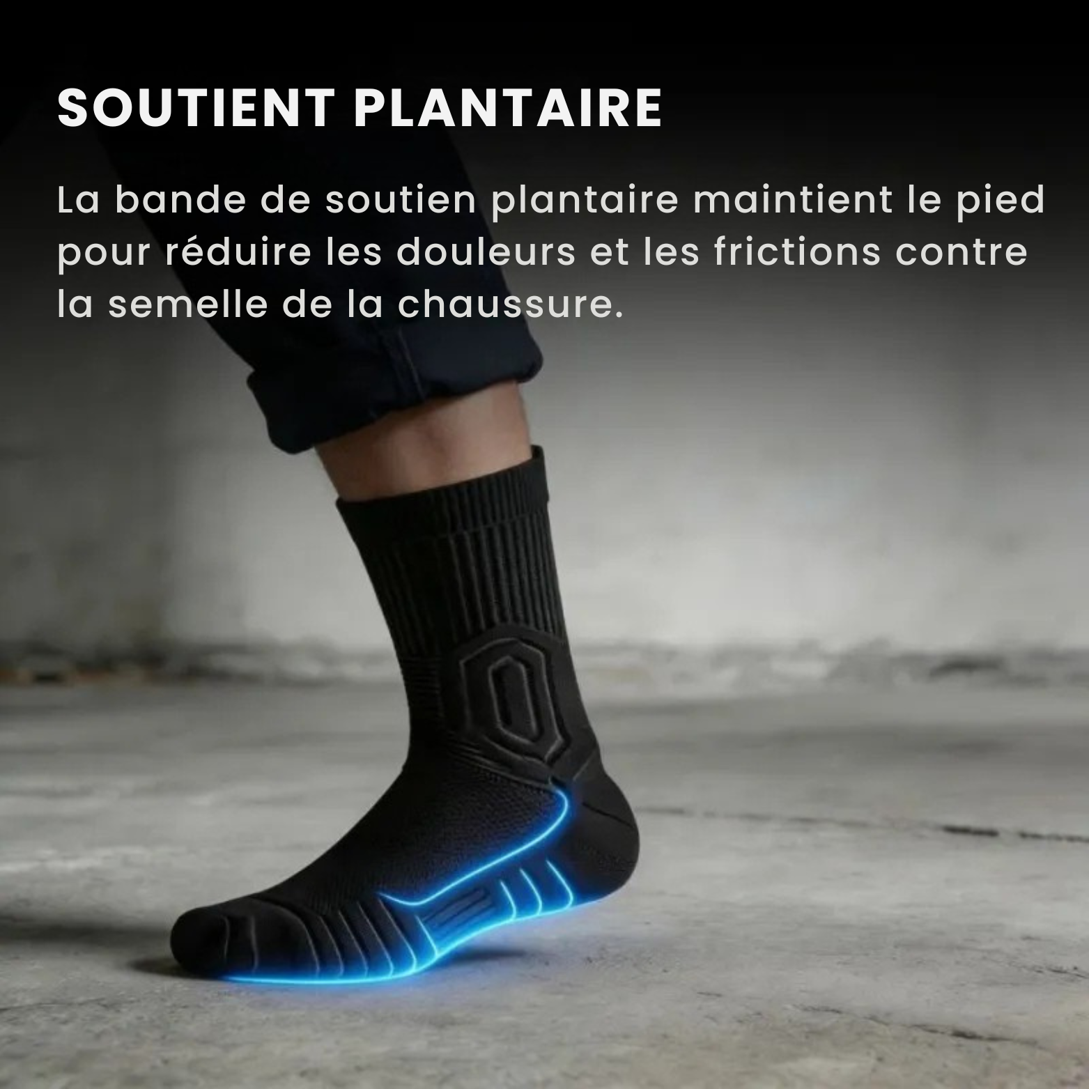 Chaussettes de Travail en Bambou Rembourrées et Aérées